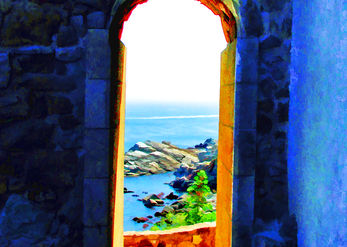 A glimpse of blue