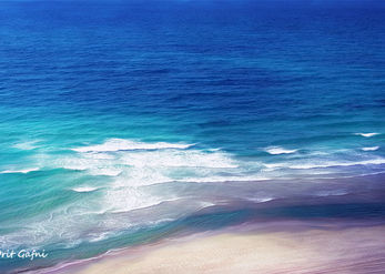 The touch of the waves