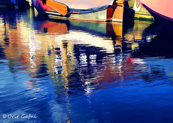 Painting boats 