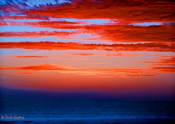 A moment after sunset