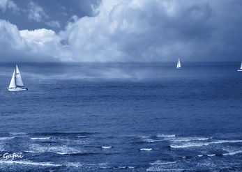 sailing in the clouds