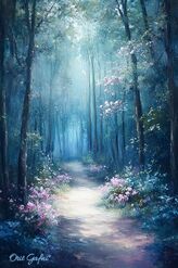 Light in the forest
