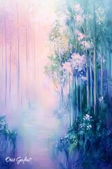 Forest in the Light of Dawn